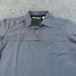 NEW Blauer Polo Shirt Mens L Gray Short Sleeve BDU Armorskin Base Uniform Work